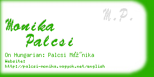 monika palcsi business card